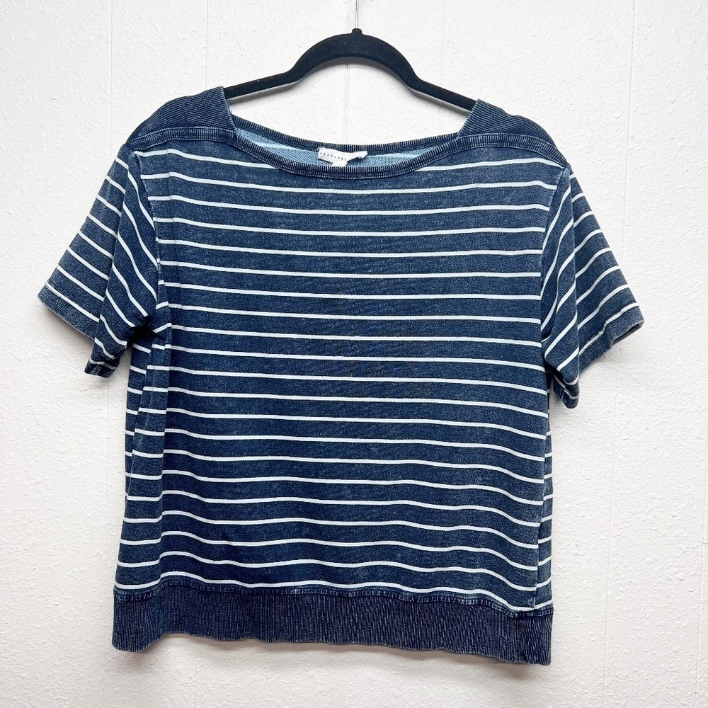 Jane & Delancey Sunwashed Cropped Relaxed Bohemian Chic Womens Sweater Top Small
